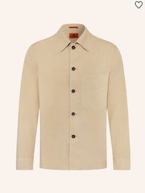 Barena Cedrone Taupe  Button-Up Shirt Jacket / Overshirt